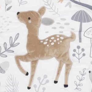 81dTXhIDMnL._SL1500.jpg Bedtime Originals 3 Piece Crib Bedding Set, Deer Park, Multicolor