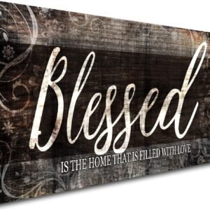 MESESE Wall Art Decor - 4 Panels Sunflower Canvas Wall Art Giclee Modern Home Decoration Watercolor Poster Canvas Picture for Living Room Ready to Hang