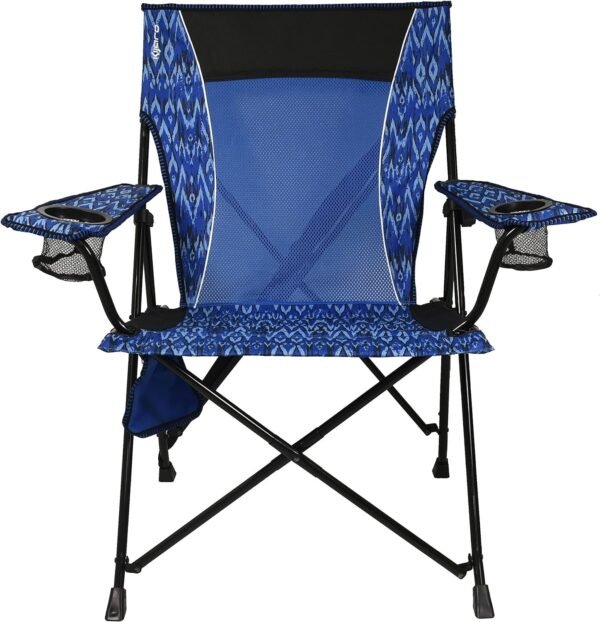 81kx-Xl_QML._AC_SL1500.jpg Kijaro Dual Lock Portable Chair with Cooler - Vik Black, Folding, Camping, 300 lb Capacity, 2 Cup Holders