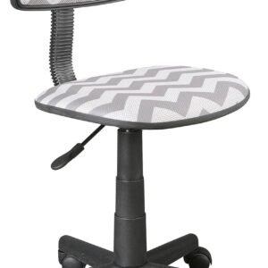 81qu3GGf6WL._AC_SL1500.jpg Swivel Mesh Desk Chair, Silver 21D x 21W x 33H in