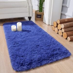 81rFx0p_5qL._AC_SL1500.jpg Chicrug Soft Runner Rugs for Bedroom Living Room Plush Fluffy Rug 2x6 Feet, Shag Furry Area Rug Carpet Non Shedding for Nursery Children Kids Girls Room Home Decorative, Grey
