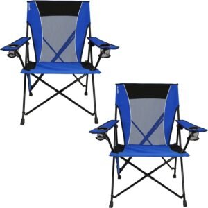 81t0sVPd08L._AC_SL1500.jpg Kijaro Dual Lock Portable Chair with Cooler - Vik Black, Folding, Camping, 300 lb Capacity, 2 Cup Holders