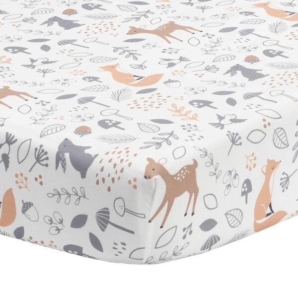 81xk9JNi9qL._SL1500.jpg Bedtime Originals 3 Piece Crib Bedding Set, Deer Park, Multicolor