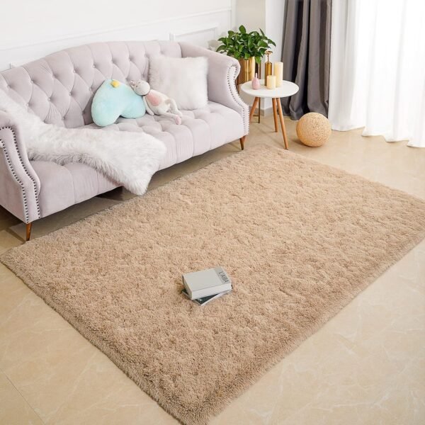 81y0dLpwTcL._AC_SL1500.jpg Chicrug Soft Runner Rugs for Bedroom Living Room Plush Fluffy Rug 2x6 Feet, Shag Furry Area Rug Carpet Non Shedding for Nursery Children Kids Girls Room Home Decorative, Grey