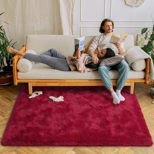 81zBGO2S8AL._AC_SL1500.jpg Chicrug Soft Runner Rugs for Bedroom Living Room Plush Fluffy Rug 2x6 Feet, Shag Furry Area Rug Carpet Non Shedding for Nursery Children Kids Girls Room Home Decorative, Grey