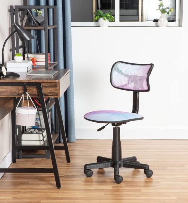 918hh2VRIOL._AC_SL1500.jpg Swivel Mesh Desk Chair, Silver 21D x 21W x 33H in