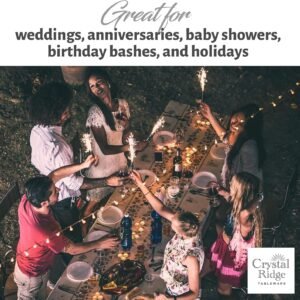 91FBz8VuQCL._AC_SL1500.jpg 60-Piece Plastic Plates Set Premium 30 Dinner Plates & 30 Salad Plates Pack, Disposable Plates for Party - White Plastic Wedding Plates with Rose Gold Rim