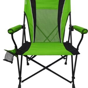 91NfWbWkuJL._AC_SL1500.jpg Kijaro Dual Lock Portable Chair with Cooler - Vik Black, Folding, Camping, 300 lb Capacity, 2 Cup Holders