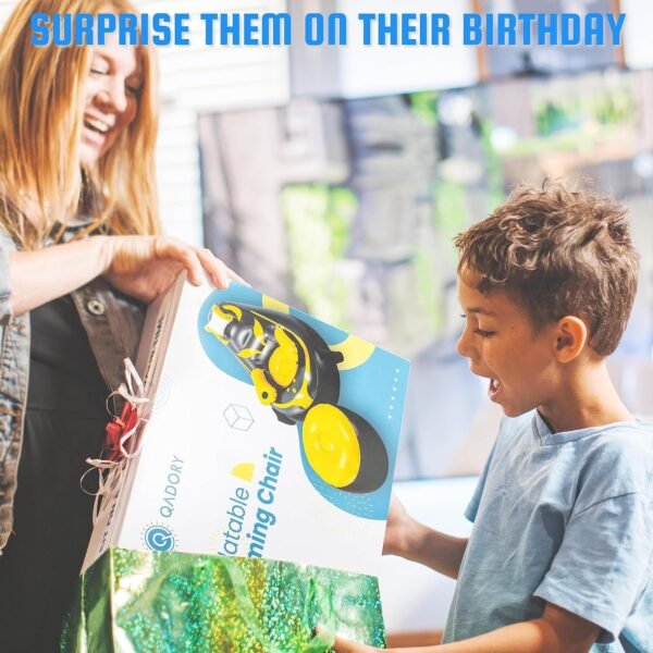 91TVujuuezL._AC_SL1500.jpg Gaming Chair for Kids- Air Pump and Gift Included 3-in-1, Inflatable Chair for Kids- Kids Gaming Chair- Kids Gaming Chair 8-12- Gamer Chair for Kids, Black