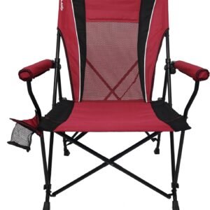 91Uu1q_wZbL._AC_SL1500.jpg Kijaro Dual Lock Portable Chair with Cooler - Vik Black, Folding, Camping, 300 lb Capacity, 2 Cup Holders