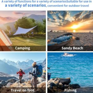 Nestling Portable Camping Chair, Lightweight Folding Chair Beach Chair with Side Pockets for Outdoor Camp, Backpacking, Travel, Beach, Picnic, Hiking