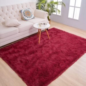 91p2HEcS4IL._AC_SL1500.jpg Chicrug Soft Runner Rugs for Bedroom Living Room Plush Fluffy Rug 2x6 Feet, Shag Furry Area Rug Carpet Non Shedding for Nursery Children Kids Girls Room Home Decorative, Grey