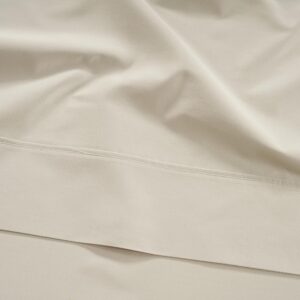 LANE LINEN Queen Sheet Set, 4 Pc Queen Size Sheets Set, 450 Thread Count 100% Cotton Sheets, Cooling Sheets Queen Size, Soft and Breathable Bed Sheets Queen, Deep Pocket Queen Sheets - Ivory