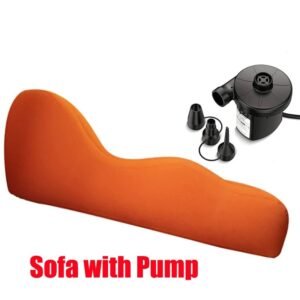 Inflatable Sofa Bed Chaise Furniture Love Pillow Make Love Air Pump Rocking Seat Toy Chair Bedroom Husband And Wife Night Bed