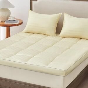 Natural-Soybean-Fibre-Overfilled-Plush-Pillow-Floor-Mattress-with-8-21-Inch-Mattress-Protector-Pocket-60_250a5452-30f5-43d5-a3d4-1feeb369a8ea.jpg Natural Soybean Fibre Overfilled Plush Pillow Floor Mattress with 8-21 Inch Mattress Protector Pocket 60''x80'' Tatami