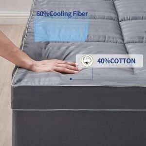 Natural-Soybean-Fibre-Overfilled-Plush-Pillow-Floor-Mattress-with-8-21-Inch-Mattress-Protector-Pocket-60_65311a81-fbde-493a-9711-89c3201a25c2.jpg Natural Soybean Fibre Overfilled Plush Pillow Floor Mattress with 8-21 Inch Mattress Protector Pocket 60''x80'' Tatami