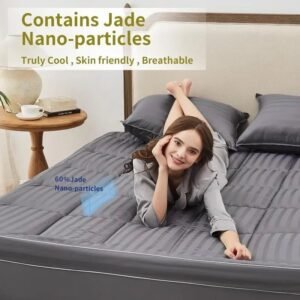 Natural-Soybean-Fibre-Overfilled-Plush-Pillow-Floor-Mattress-with-8-21-Inch-Mattress-Protector-Pocket-60_f06560a7-d860-4125-b9d3-98458edca769.jpg Natural Soybean Fibre Overfilled Plush Pillow Floor Mattress with 8-21 Inch Mattress Protector Pocket 60''x80'' Tatami